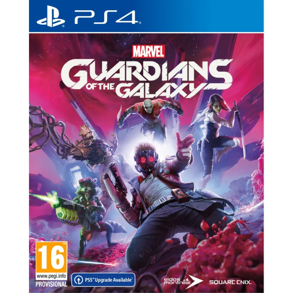 Marvel's Guardians of the Galaxy PS4 nukelia žaidėjus į kosminį nuotykių pasaulį, kupiną humoro, veikėjų, kovų, siužeto, muzikos, emocijų ir netikėtumų.