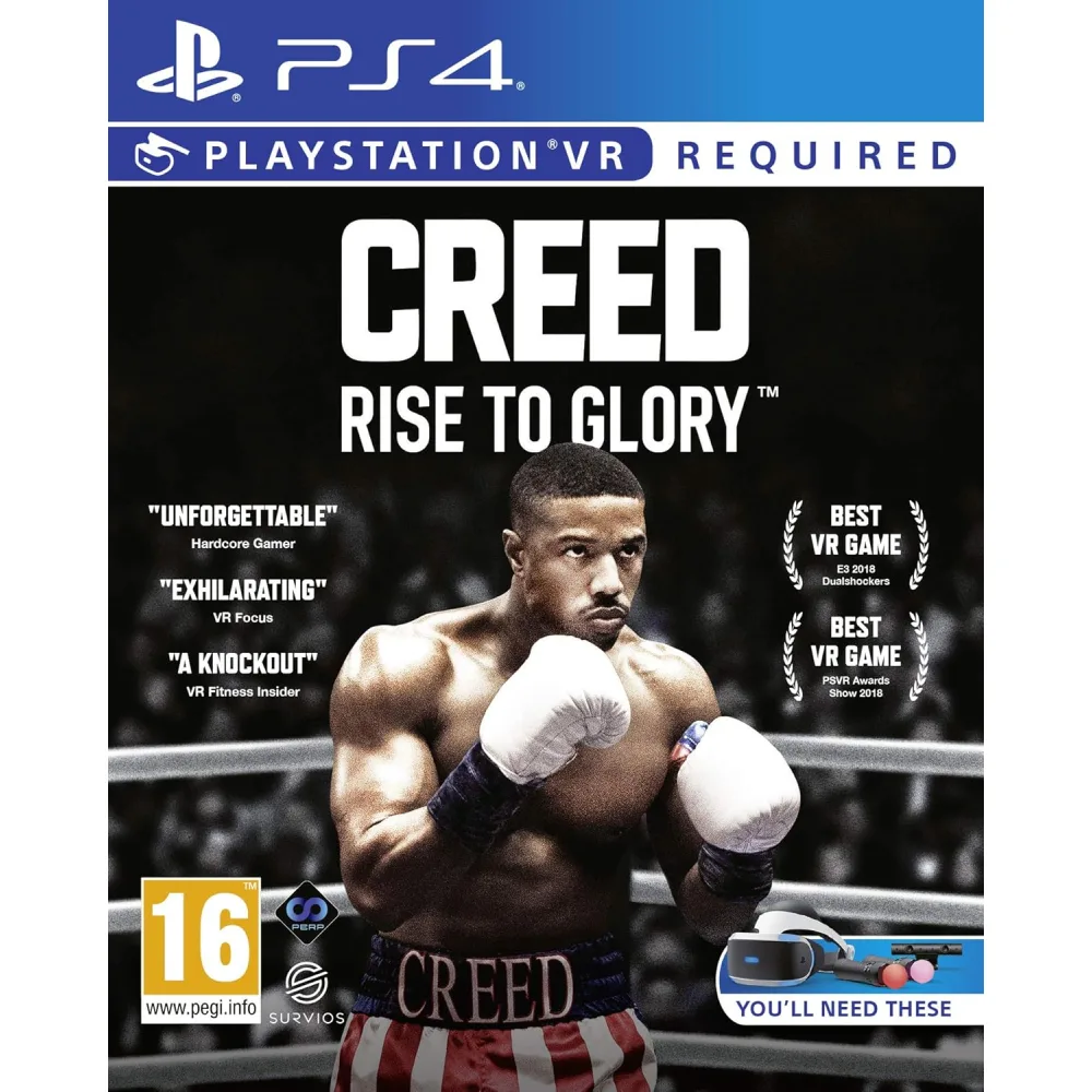 Creed: Rise to Glory PS4 suteikia intensyvią bokso patirtį, kupiną kovų, treniruočių, iššūkių, pergalių, emocijų, smūgių, adrenalino ir įtampos.