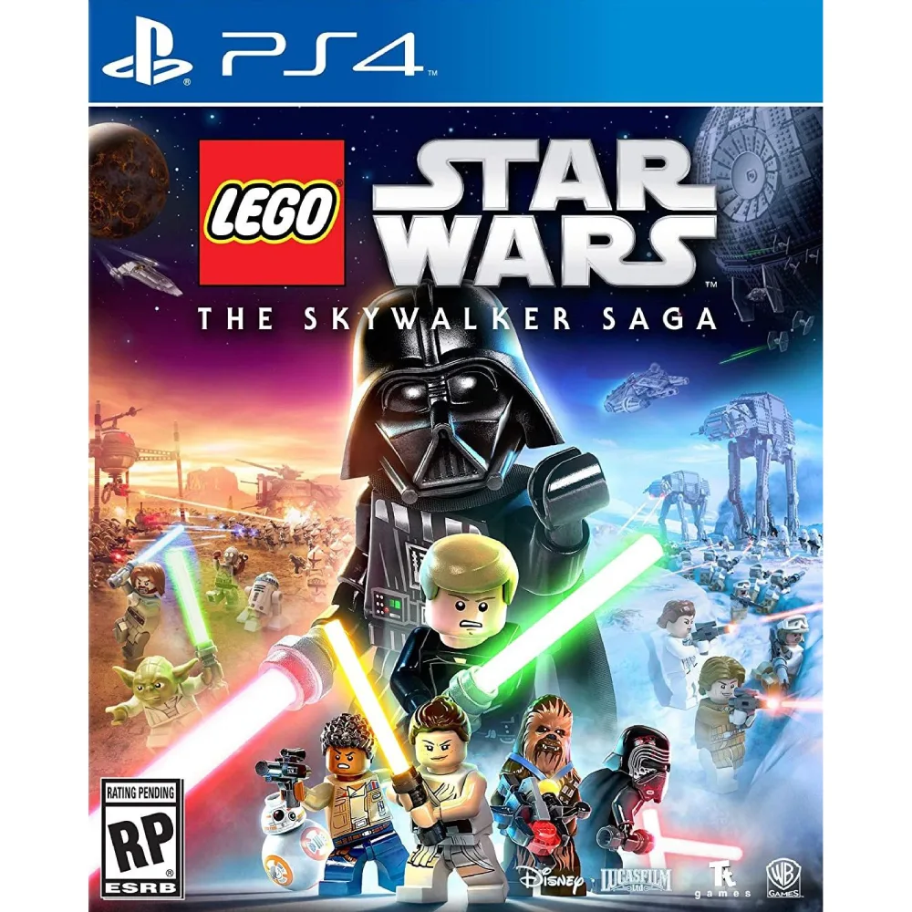 LEGO Star Wars: The Skywalker Saga PS4 – linksmas nuotykių žaidimas, apjungiantis visas devynias epinės „Star Wars“ sagos dalis su LEGO humoru.