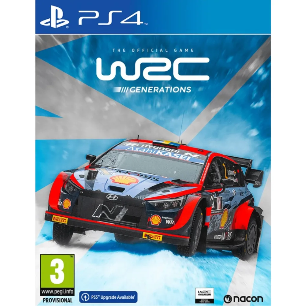 WRC Generations PS4 leidžia patirti oficialias ralio varžybas, kupinas greičio, sudėtingų trasų, iššūkių, automobilių, komandų, adrenalino ir pergalių.