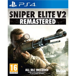 Sniper Elite V2 Remastered PS4 suteikia galimybę pasinerti į Antrojo pasaulinio karo mūšius, kupinus taktikos, veiksmų, pavojų, misijų ir įtampos.