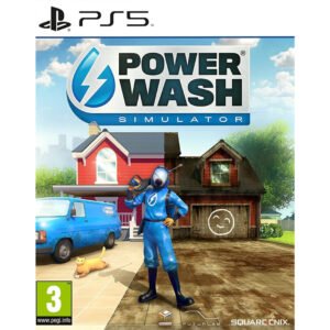 PowerWash Simulator PS5 leidžia atsipalaiduoti ir mėgautis unikaliu žaidimo procesu, kuriame reikia valyti įvairius objektus, pastatus ir transportą.