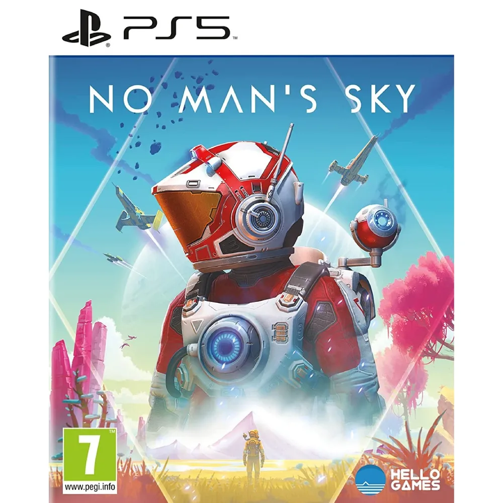 No Man's Sky PS5 nukelia žaidėjus į begalinę visatos kelionę, kupiną tyrinėjimų, atradimų, kovų, kūrybos ir nepakartojamų nuotykių.