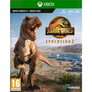 Jurassic World Evolution 2 Xbox One / Xbox Series X suteikia galimybę kurti ir valdyti nuosavą dinozaurų parką, kupiną iššūkių ir stulbinančių akimirkų.