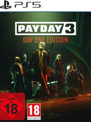 Payday 3 - Day One Edition PS5 suteikia intensyvią nusikaltimų patirtį, kupiną plėšimų, kovų, ginklų, strategijos, komandos, įtampos, iššūkių ir adrenalino.