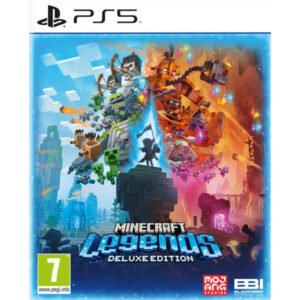 Minecraft Legends: Deluxe Edition PS5 suteikia strateginę nuotykių patirtį, kupiną kovų, iššūkių, veikėjų, atradimų, paslapčių, pergalių ir magijos.