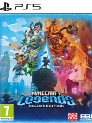 Minecraft Legends: Deluxe Edition PS5 suteikia strateginę nuotykių patirtį, kupiną kovų, iššūkių, veikėjų, atradimų, paslapčių, pergalių ir magijos.