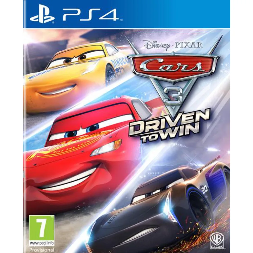 Cars 3: Driven to Win PS4 suteikia linksmą lenktynių patirtį, kupiną greičio, veikėjų, trasų, iššūkių, pergalių, triukų, nuotykių ir linksmybių.