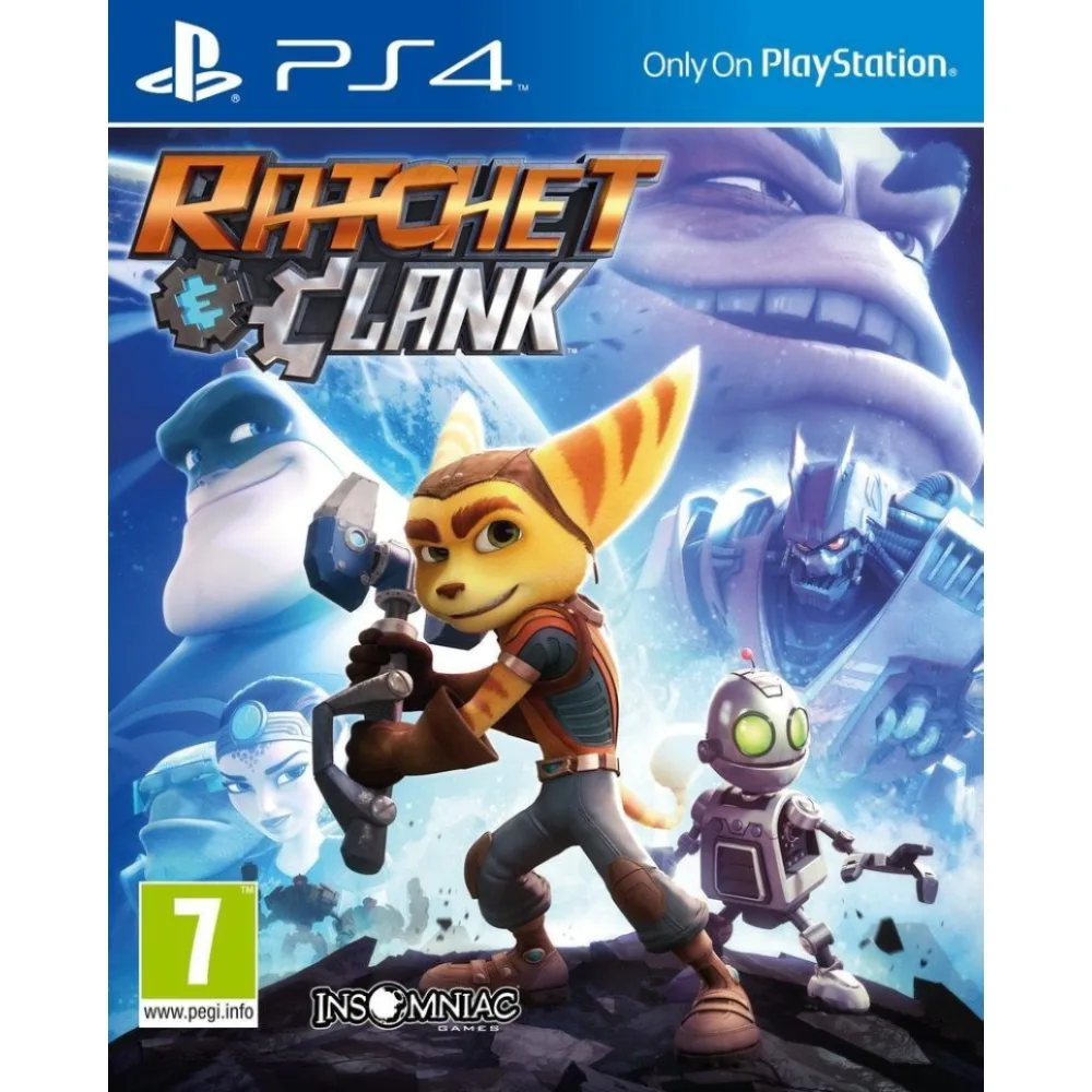 Ratchet & Clank PS4 – spalvingas, smagus ir įtraukiantis veiksmo nuotykis, kupinas išradingų ginklų, humoro ir įspūdingų pasaulių.
