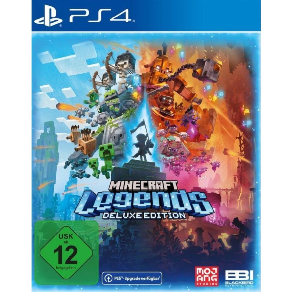 Minecraft: Legends - Deluxe Edition PS4 Minecraft: Legends - Deluxe Edition PS4 – strateginis nuotykių žaidimas, kuriame ginsite blokinį pasaulį nuo piglinų invazijos, vadovausite sąjungininkams.