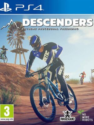Descenders PS4 – ekstremalus dviračių sporto žaidimas, kupinas greičio, pavojingų nusileidimų ir procedūriškai generuojamų trasų.