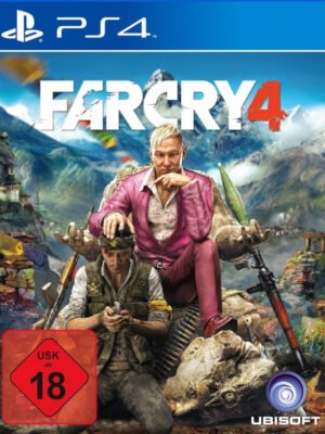 Far Cry 4 PS4 – intensyvus atviro pasaulio nuotykis, nukeliantis į Himalajų regioną, kupiną pavojų, kovų ir laisvės siekio.