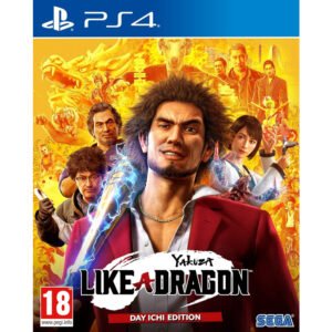 Yakuza: Like a Dragon - Day Ichi PS4 – įtraukiantis RPG nuotykis, sekantis Ichiban Kasugos istoriją, kupiną kovų, humoro ir emocingų siužeto vingių.