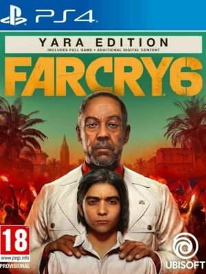 Far Cry 6: Yara Edition PS4 suteikia įtemptą nuotykių patirtį, kupiną kovų, ginklų, veikėjų, misijų, pavojų, iššūkių, laisvės ir adrenalino.