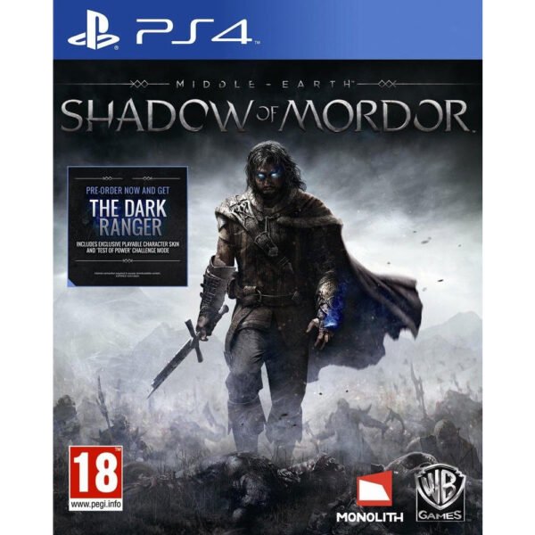 Middle-Earth: Shadow of Mordor PS4 – epinis veiksmo nuotykis, nukeliantis į Mordoro žemes, kupinas kovų, paslapčių ir keršto istorijos.