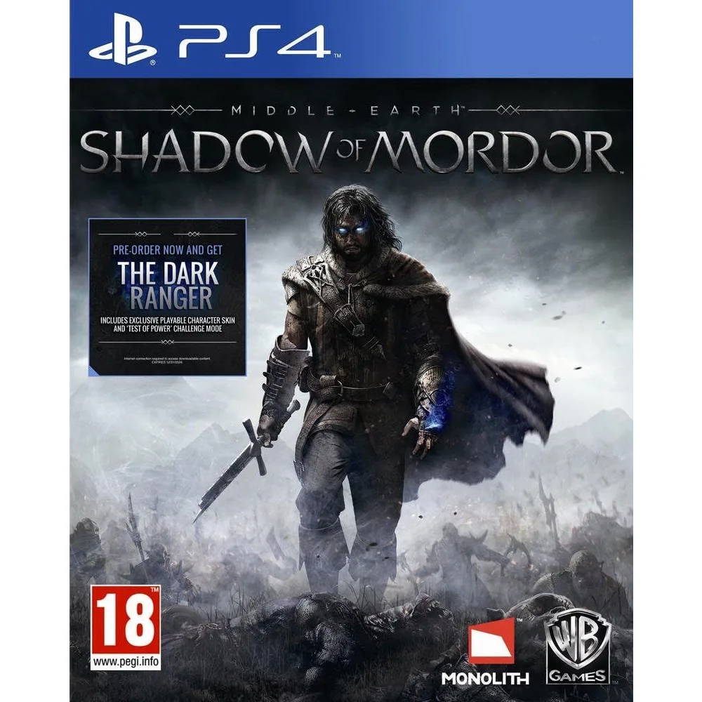 Middle-Earth: Shadow of Mordor PS4 – epinis veiksmo nuotykis, nukeliantis į Mordoro žemes, kupinas kovų, paslapčių ir keršto istorijos.