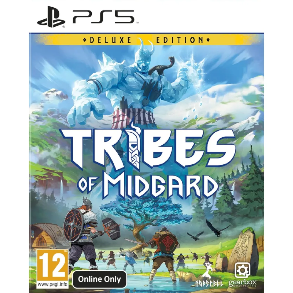 Tribes of Midgard: Deluxe Edition PS5 suteikia kooperacinę nuotykių patirtį, kupiną kovų, iššūkių, priešų, pergalių, nuotykių, strategijos ir atradimų.