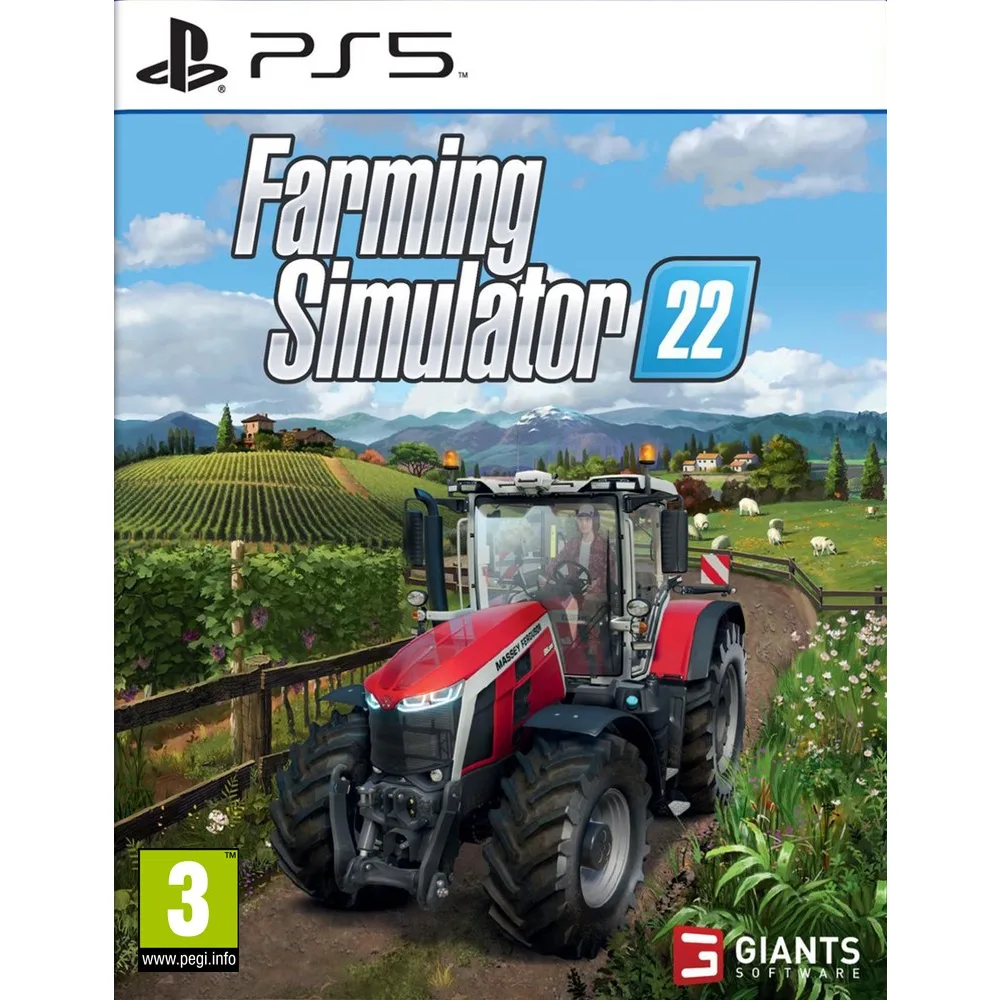 Farming Simulator 22 PS5 suteikia realistišką ūkio patirtį, kupiną technikos, laukų, darbų, iššūkių, gyvulių, misijų, nuotykių ir atsakomybės.