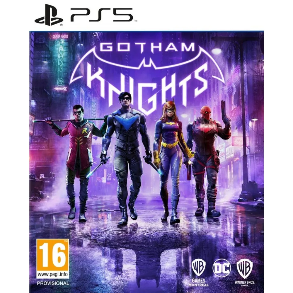 Gotham Knights PS5 suteikia tamsią superherojų patirtį, kupiną kovų, veikėjų, paslapčių, iššūkių, nuotykių, įtampos, emocijų ir atradimų.