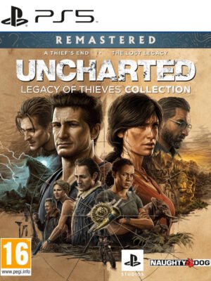 Uncharted Legacy of Thieves Collection PS5 suteikia epinę nuotykių patirtį, kupiną veikėjų, kovų, paslapčių, iššūkių, lobio, emocijų, atradimų ir pavojų.