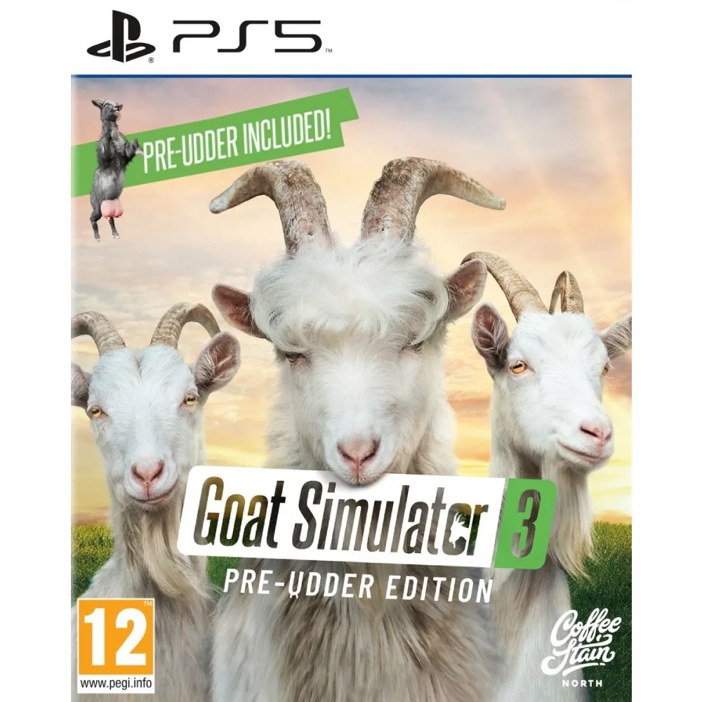 Goat Simulator 3 Pre-Udder Edition suteikia beprotišką nuotykių patirtį, kupiną chaoso, išdaigų, misijų, iššūkių, veikėjų, nuotykių, juoko ir linksmybių.