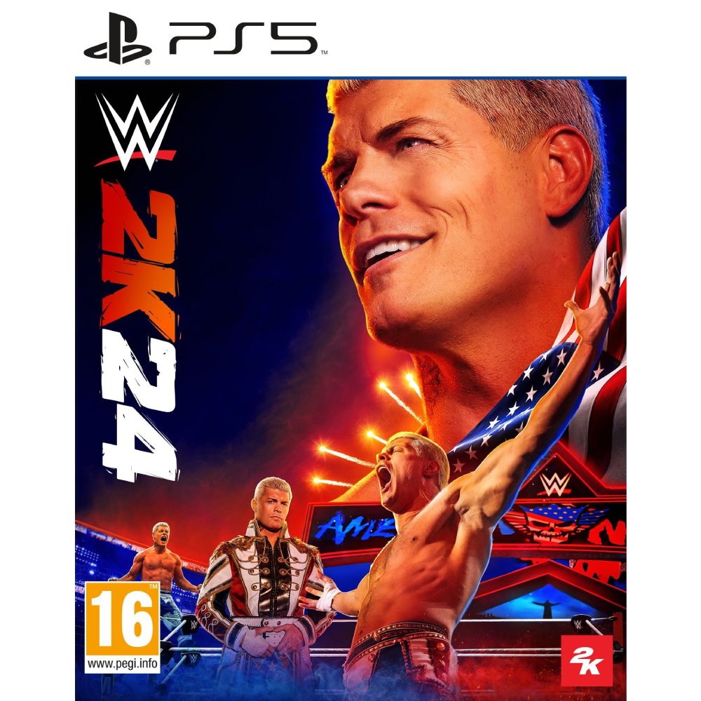 WWE 2K24 PS5 WWE 2K24 PS5 suteikia intensyvią imtynių patirtį, kupiną kovų, veikėjų, ringų, pergalių, strategijos, emocijų, iššūkių ir adrenalino.