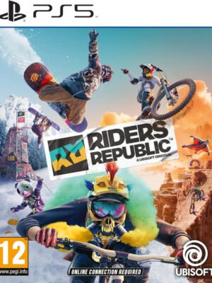 Riders Republic PS5 suteikia ekstremalių sporto nuotykių patirtį, kupiną greičio, dviračių, snieglenčių, trasų, adrenalino, iššūkių, laisvės ir linksmybių.