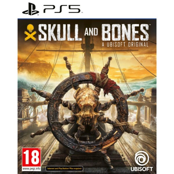 Skull and Bones + Preorder Bonus PS5 – epinis jūrų nuotykis, kuriame tapsite piratu, kovosite mūšiuose ir valdysite savo laivyną.