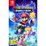 Mario + Rabbids Sparks of Hope Nintendo Switch – spalvingas strateginis nuotykis, kuriame „Mario“ ir „Rabbids“ jungiasi kovoti prieš naują kosminę grėsmę.