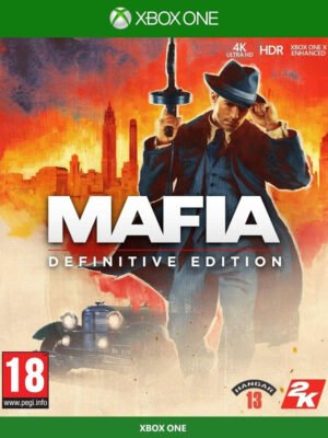Mafia Definitive Edition Xbox One nukelia žaidėjus į kriminalinį pasaulį, kupiną siužeto, veikėjų, kovų, paslapčių, intrigų, nuotykių, pavojų ir dramų.
