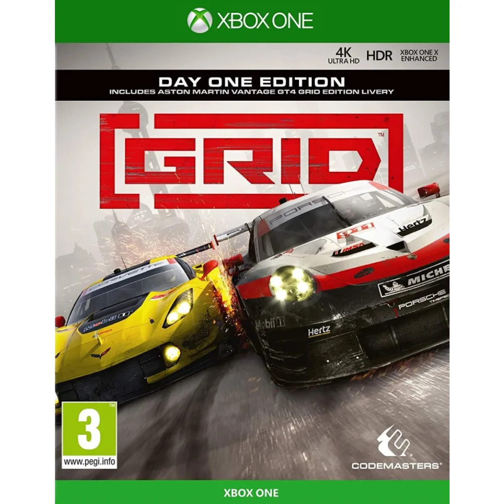 GRID - Day One Edition Xbox One – intensyvus lenktynių žaidimas, siūlantis įspūdingą greitį, tikrovišką vairavimą ir jaudinančius mačus.