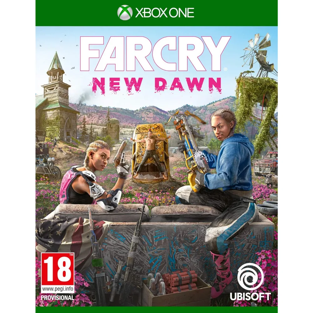 Far Cry New Dawn Xbox One nukelia žaidėjus į postapokaliptinį pasaulį, kupiną kovų, iššūkių, pavojų, veikėjų, ginklų, nuotykių, paslapčių ir atradimų.