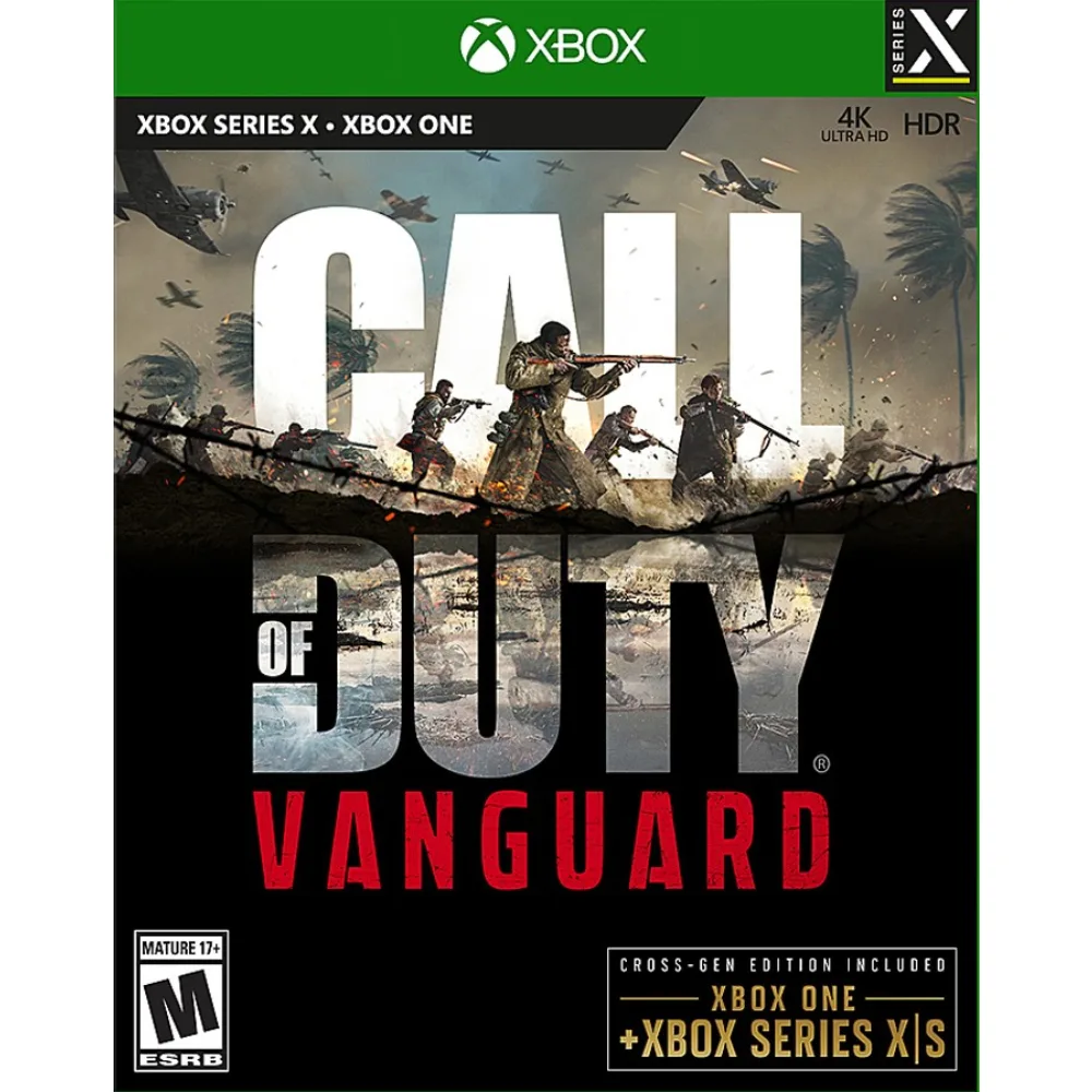 Call of Duty: Vanguard Xbox nukelia žaidėjus į Antrojo pasaulinio karo mūšius, kupinus kovų, ginklų, misijų, iššūkių, taktikos, dramos, įtampos ir veiksmo.