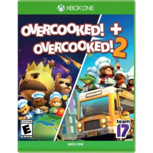 Overcooked + Overcooked 2 Xbox One – pašėlęs kulinarinis nuotykis, kupinas chaoso, bendradarbiavimo ir smagių virtuvės iššūkių draugų kompanijoje.