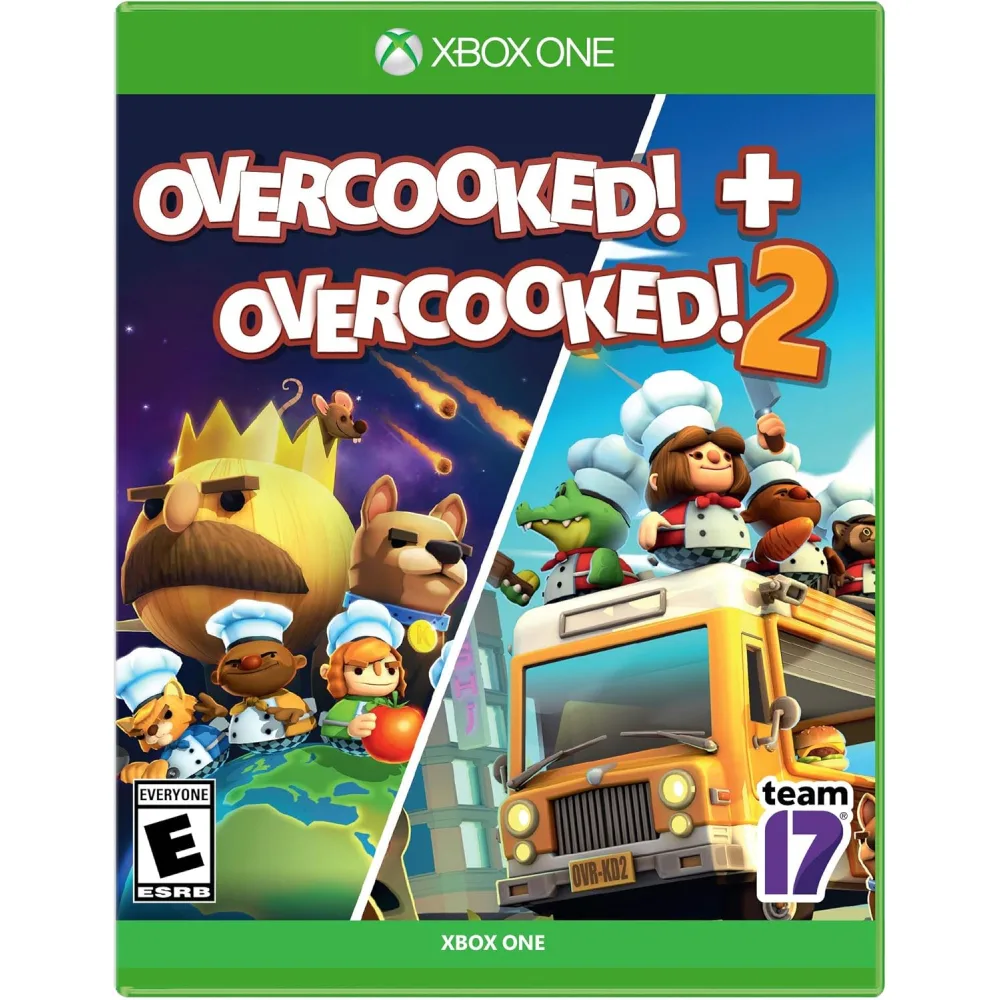 Overcooked + Overcooked 2 Xbox One – pašėlęs kulinarinis nuotykis, kupinas chaoso, bendradarbiavimo ir smagių virtuvės iššūkių draugų kompanijoje.
