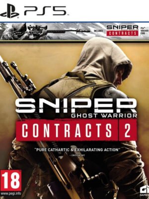 Sniper Ghost Warrior Contracts 1+2 Double Pack PS5 – intensyvus šaudymo nuotykis, siūlantis dvi žaidimo dalis su taktiniais snaiperio iššūkiais.