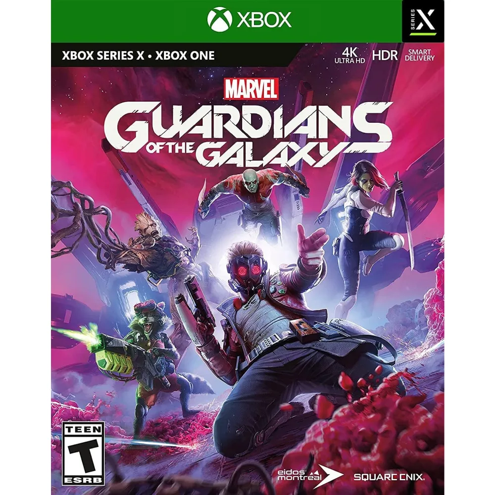 Marvel's Guardians of the Galaxy Xbox One / Xbox Series X – epinis kosminis nuotykis, valdant Star-Lordą ir vedant komandą per chaotišką galaktiką.
