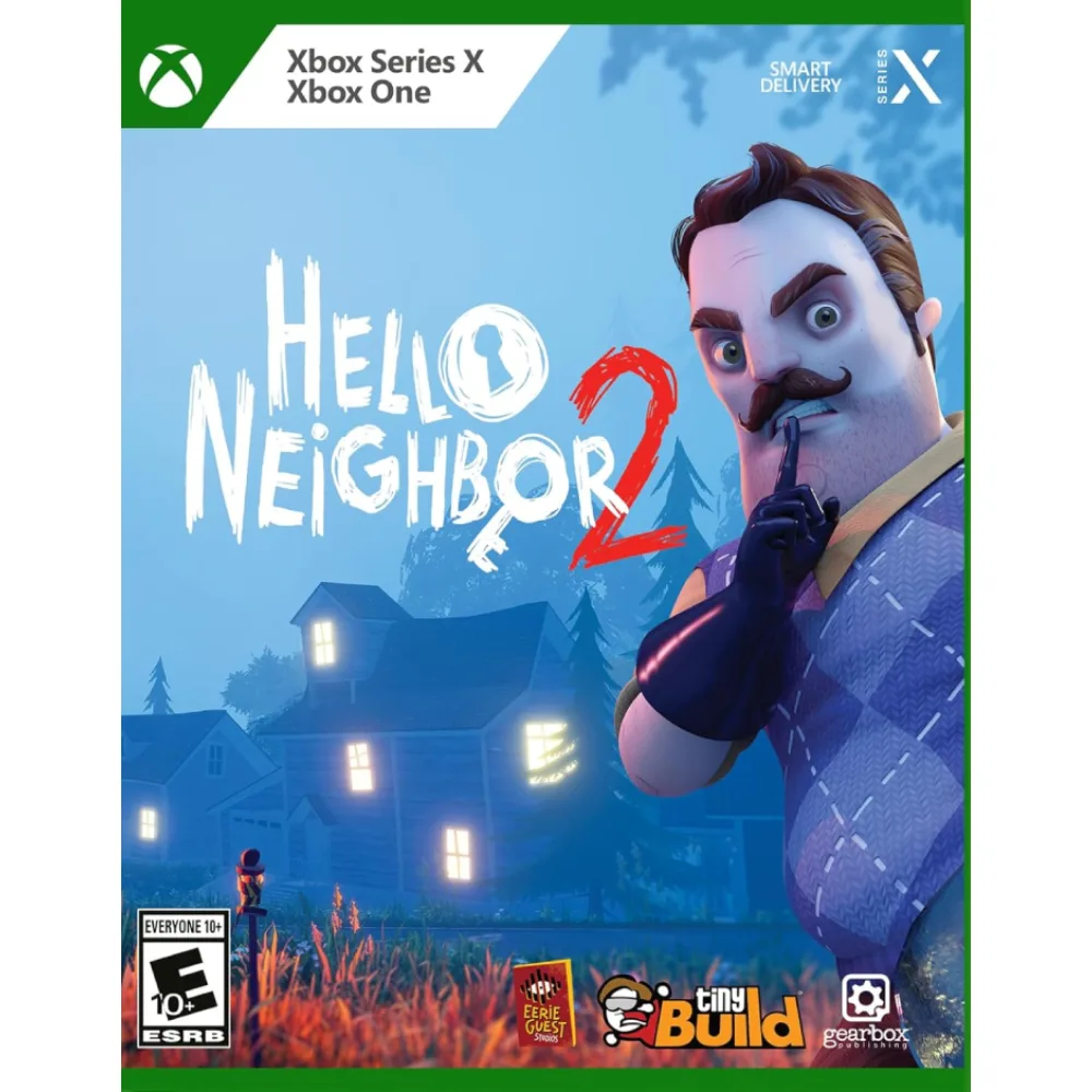 Hello Neighbor 2 Xbox nukelia žaidėjus į paslaptingą miestelį, kupiną įtampos, mįslių, paslapčių, iššūkių, pavojų, veikėjų ir atradimų.