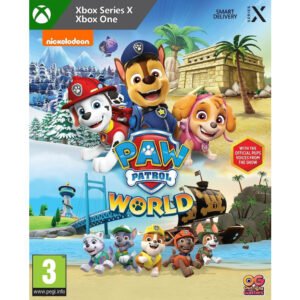 Paw Patrol World Xbox nukelia žaidėjus į linksmą animacinį pasaulį, kupiną veikėjų, nuotykių, misijų, iššūkių, draugystės, smagumo ir atradimų.