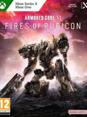 Armored Core VI: Fires of Rubicon Xbox One / Xbox Series X – intensyvus mecha veiksmo nuotykis, kupinas taktinių kovų ir greičio.