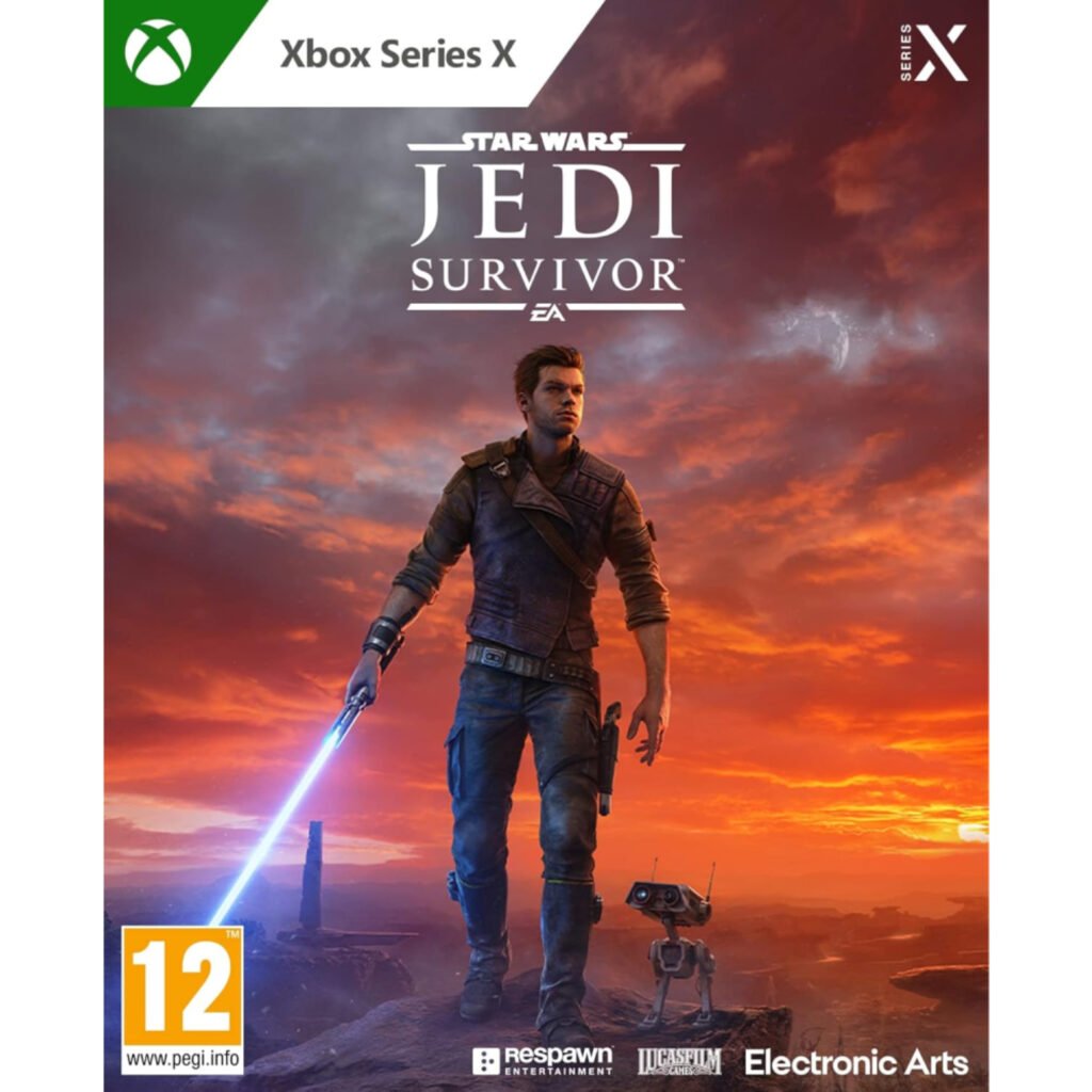 Star Wars Jedi: Survivor Xbox Series X – epinis veiksmo nuotykis, kuriame tęsiasi Cal Kestis kelionė su šviesos kardu ir galingais išbandymais.