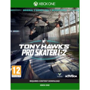 Tony Hawk's Pro Skater 1+2 Xbox One – legendiniai riedlenčių žaidimai sugrįžta atnaujinti, kupini triukų, nostalgijos ir azarto.