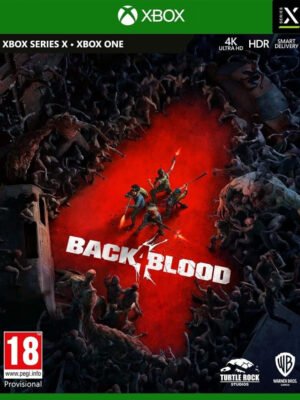 Back 4 Blood Xbox One / Xbox Series X suteikia intensyvią išlikimo patirtį, kupiną zombių, kovų, ginklų, iššūkių, komandų, adrenalino, nuotykių ir pavojų.