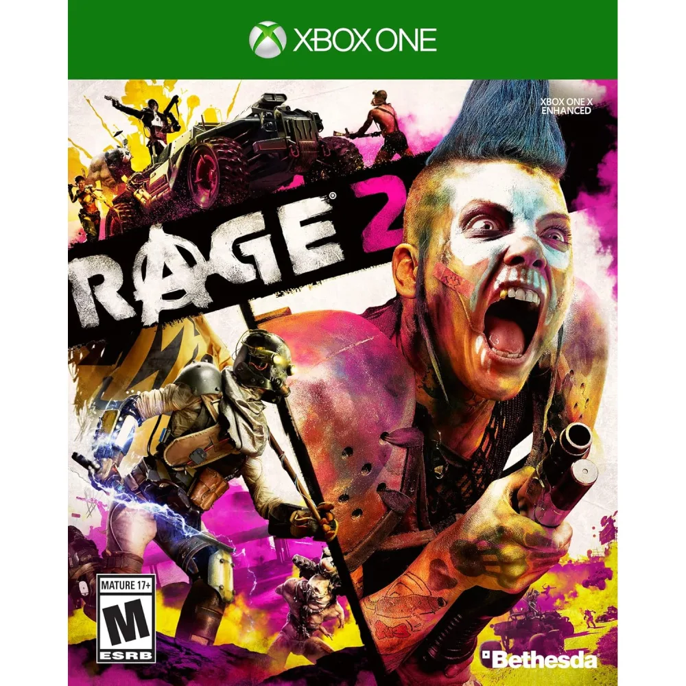 Rage 2 Xbox One nukelia žaidėjus į postapokaliptinį pasaulį, kupiną kovų, ginklų, iššūkių, chaoso, nuotykių, veiksmų, pavojų ir adrenalino.