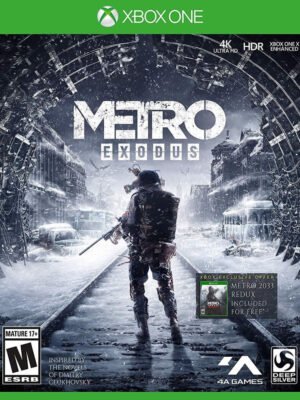 Metro Exodus Xbox One nukelia žaidėjus į postapokaliptinį pasaulį, kupiną pavojų, kovų, išlikimo iššūkių, tyrinėjimų, atmosferos ir paslapčių.