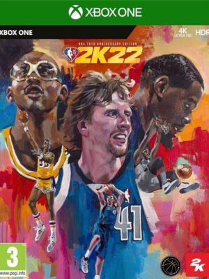 NBA 2K22 - NBA 75th Anniversary Edition Xbox One – išskirtinė krepšinio patirtis su jubiliejiniais elementais, legendomis ir tikroviška žaidimo atmosfera.