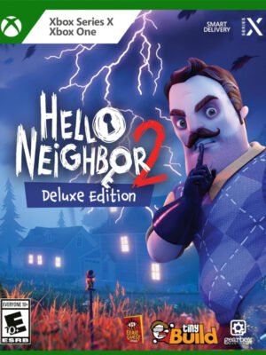 Hello Neighbor 2: Deluxe Edition Xbox nukelia žaidėjus į paslaptingą miestelį, kupiną mįslių, įtampos, nuotykių, keistų veikėjų ir netikėtų atradimų.