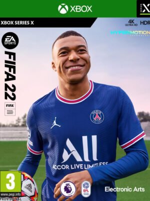 FIFA 22 Xbox Series X leidžia patirti tikrovišką futbolo atmosferą, kupiną greičio, komandinių strategijų, įspūdingų įvarčių ir emocingų pergalių.