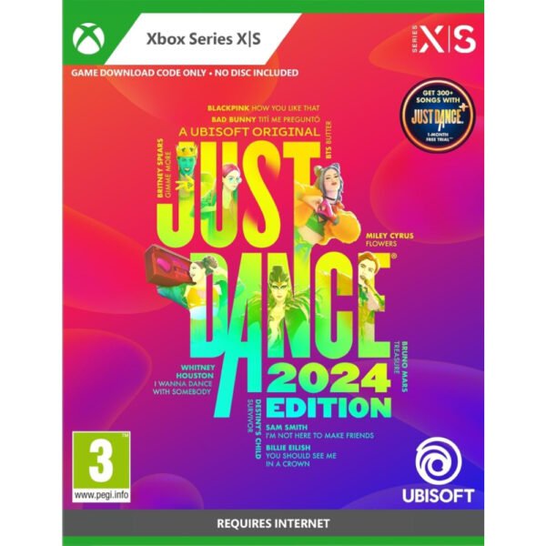 Just Dance 2024 Edition Xbox suteikia linksmą šokių patirtį, kupiną muzikos, judesių, spalvų, ritmų, iššūkių, emocijų ir linksmybių.