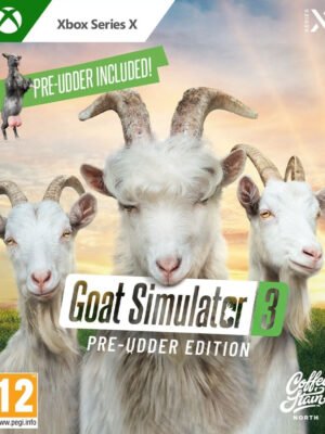 Goat Simulator 3 Pre-Udder Xbox Series X suteikia beprotišką patirtį, humoro, išdaigų, nuotykių, netikėtumų ir visiškai beprotiškų akimirkų.
